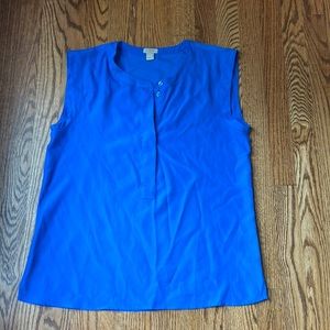Jcrew-royal blue blouse